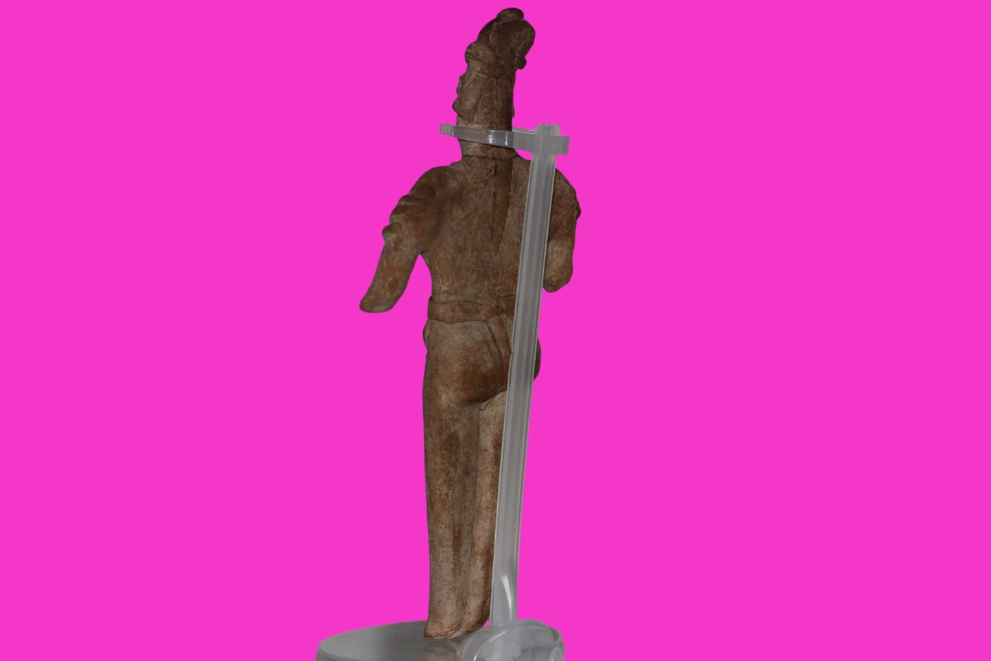 Pre Columbian Artifact Big 8 Inch Shaft Tomb Figure Colima Mexico 100 BC COA 243