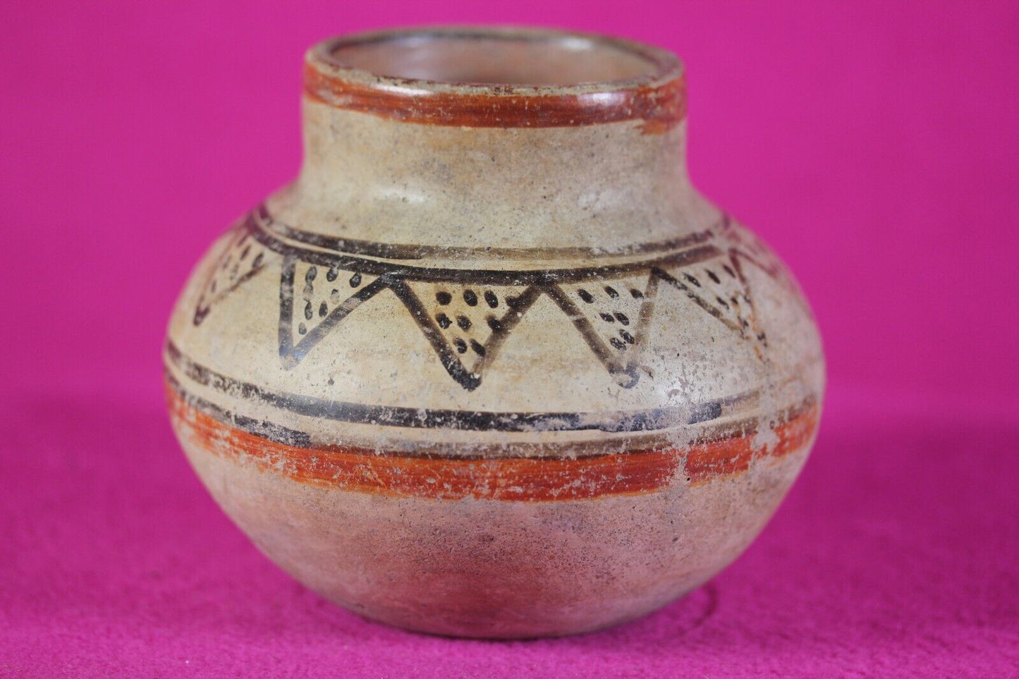 Authentic Pre Columbian Artifact Decorated Bowl Costa Rica 700-1400 AD COA J99