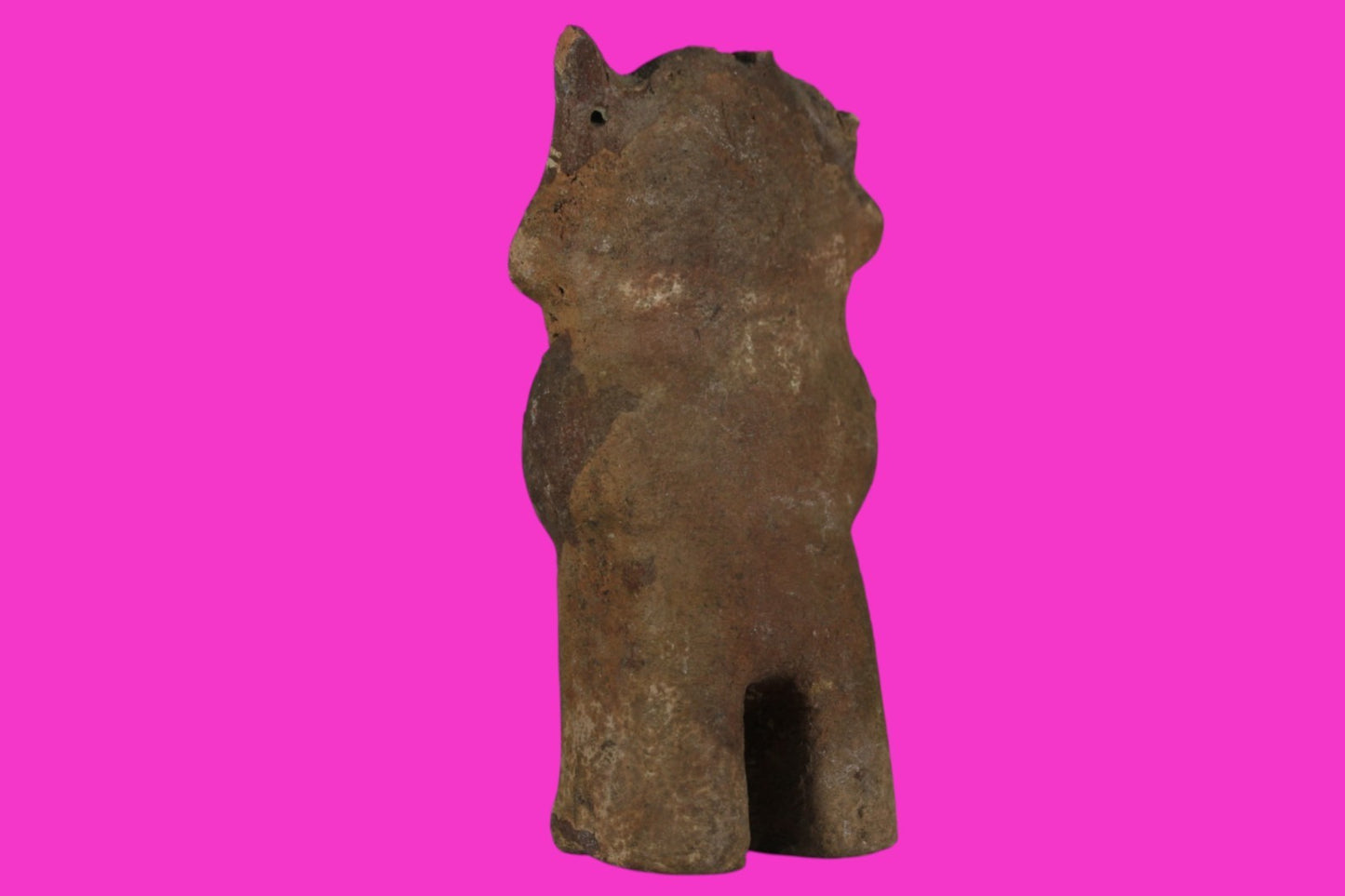 Pre Columbian Authentic Artifact Chancay Male Figure Peru 1200-1450AD COA J41