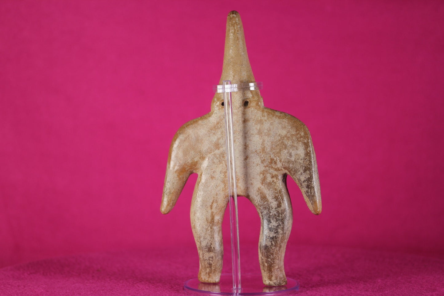 Authentic Pre Columbian Artifact Tomb Figure Colima Mexico 300BC-300AD COA T17