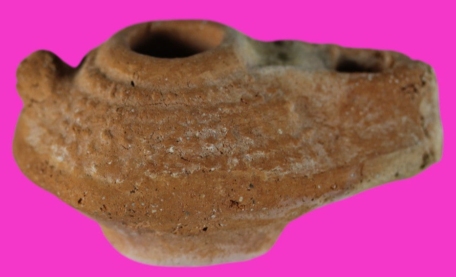 Jesus Christ Homeland Oil Lamp Authentic Holy Land Artifact 100 - 400 AD COA L01