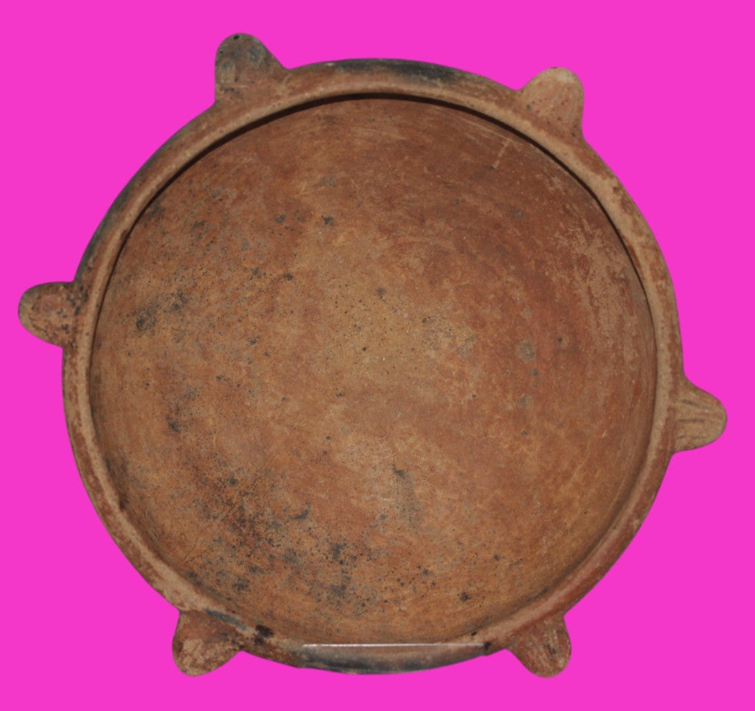 Authentic Pre Columbian Artifact Pedestal Bowl Nicoya Costa Rica 500 AD COA J45