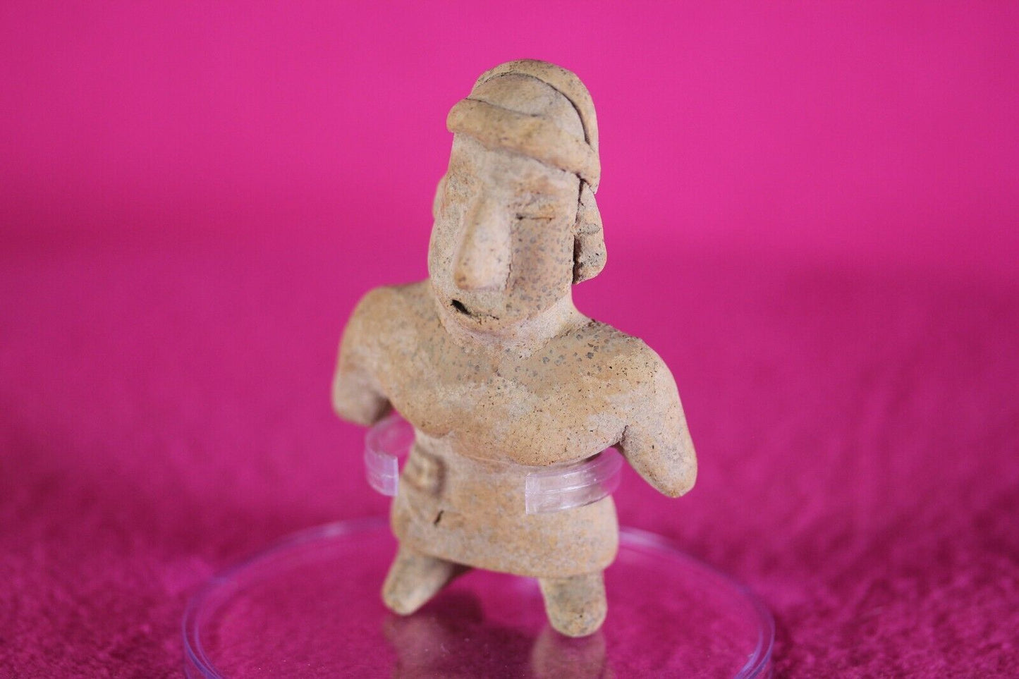 Authentic Pre Columbian Artifact Tomb Figure Colima Ex Arte Primitivo COA T92