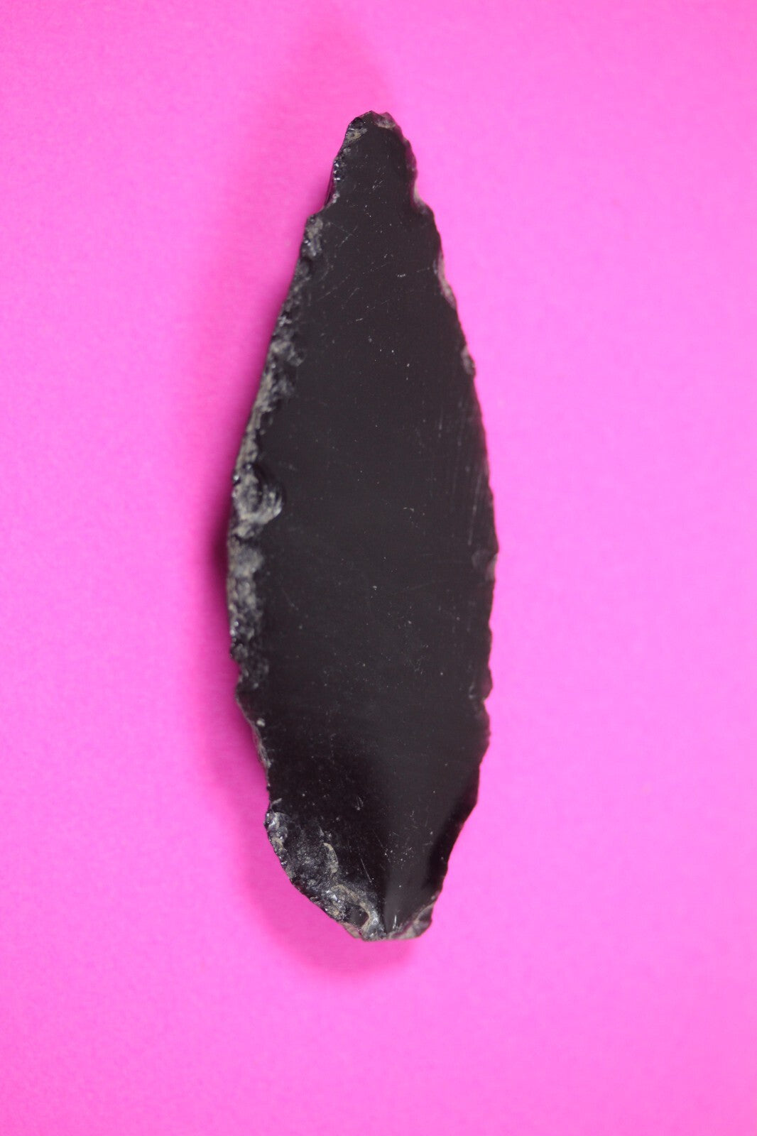Authentic Pre Columbian Artifact Aztec Arrowhead Battle of Mexico City COA 26