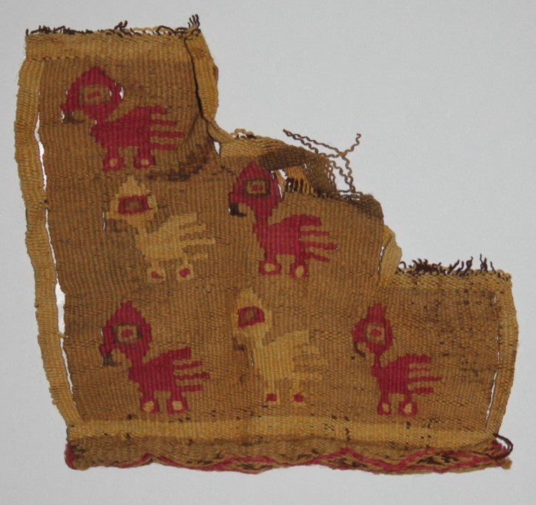 Authentic Pre Columbian Artifact Frameable Textile Border Chancay Peru COA 08