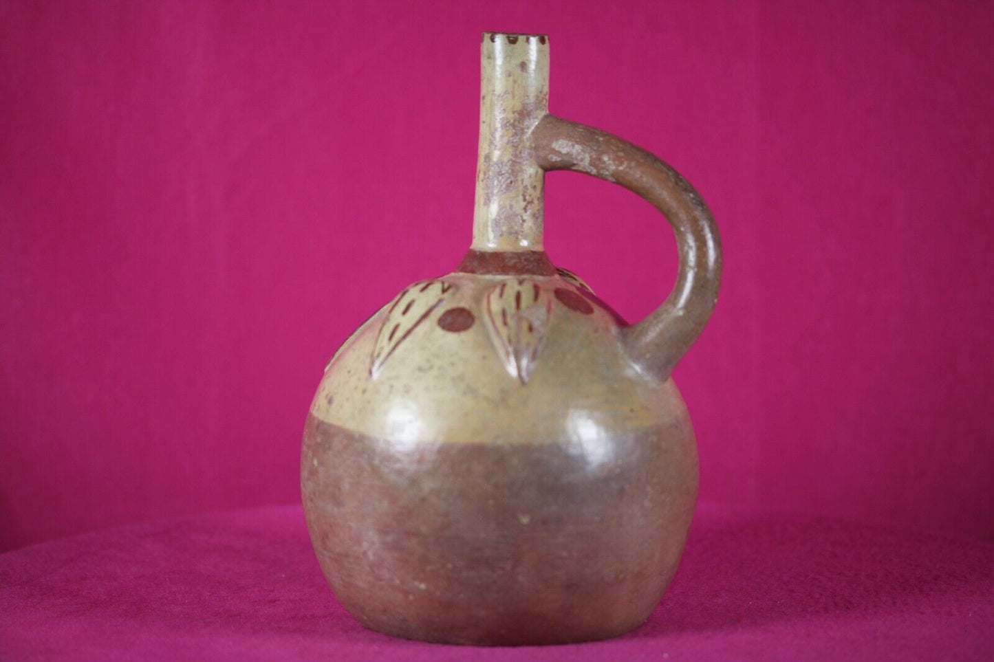 Authentic Pre Columbian Artifact Fruit Vessel Moche Ex Arte Primitivo COA T107