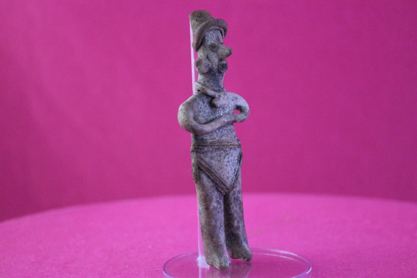 Authentic Pre Columbian Artifact Tomb Figure Colima Mexico 100 BC-250 AD COA 203