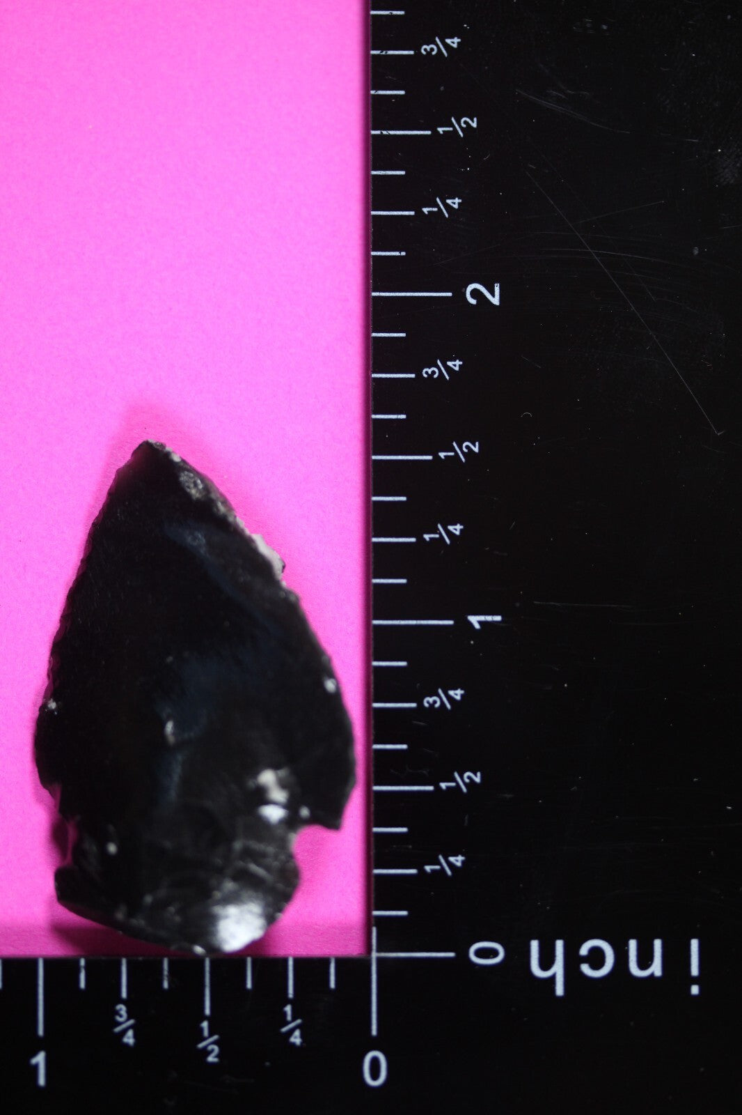 Pre Columbian Artifact Authentic Aztec Arrowhead Battle of Mexico City COA 14