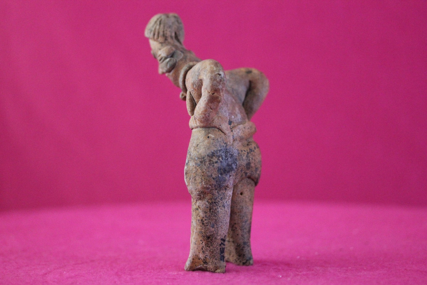 Authentic Pre Columbian Artifact Rare Grandma Tomb Figure Colima Mexico COA 201