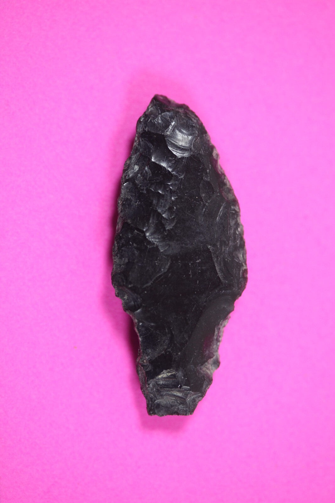 Authentic Pre Columbian Artifact Aztec Arrowhead Battle of Mexico City COA 66