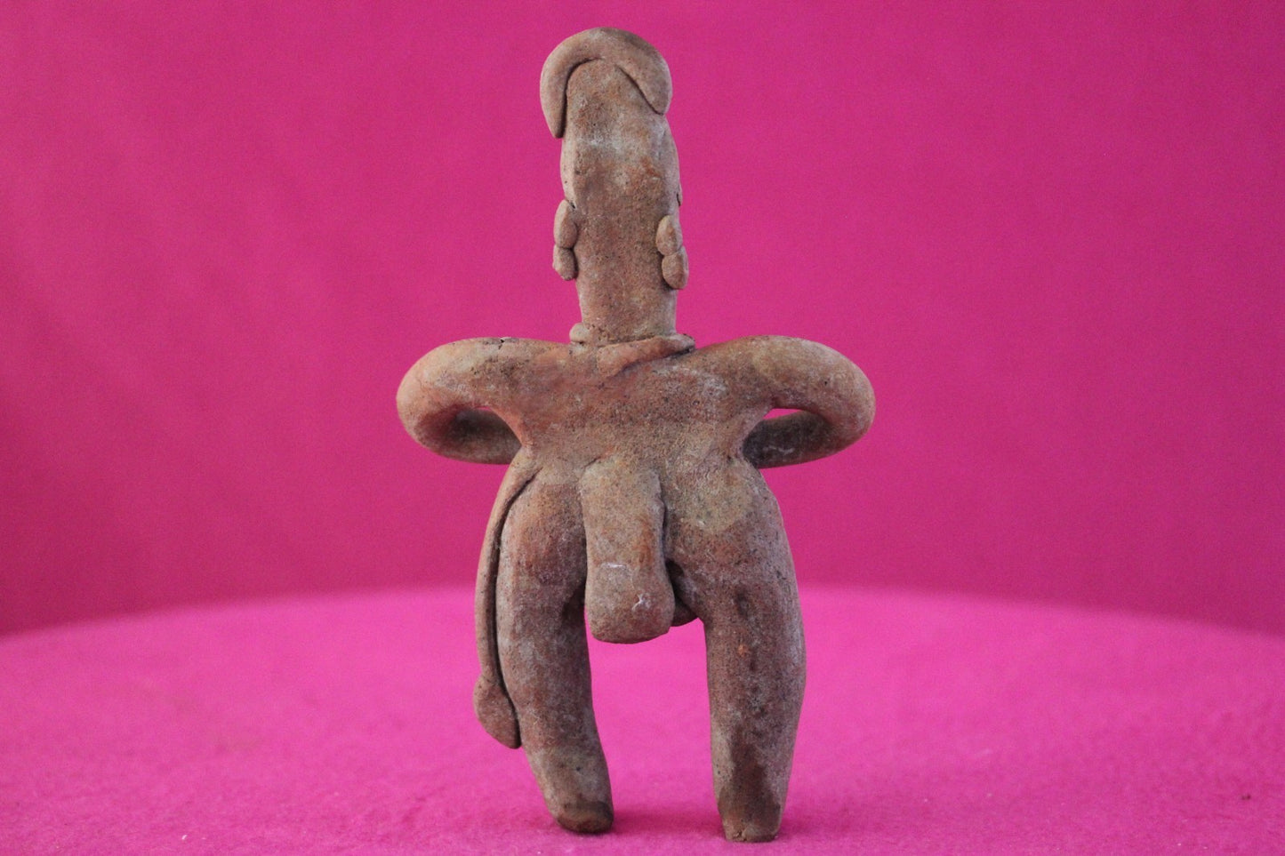 Authentic Pre Columbian Artifact Male Shaman Tomb Figure Colima Mexico COA 200
