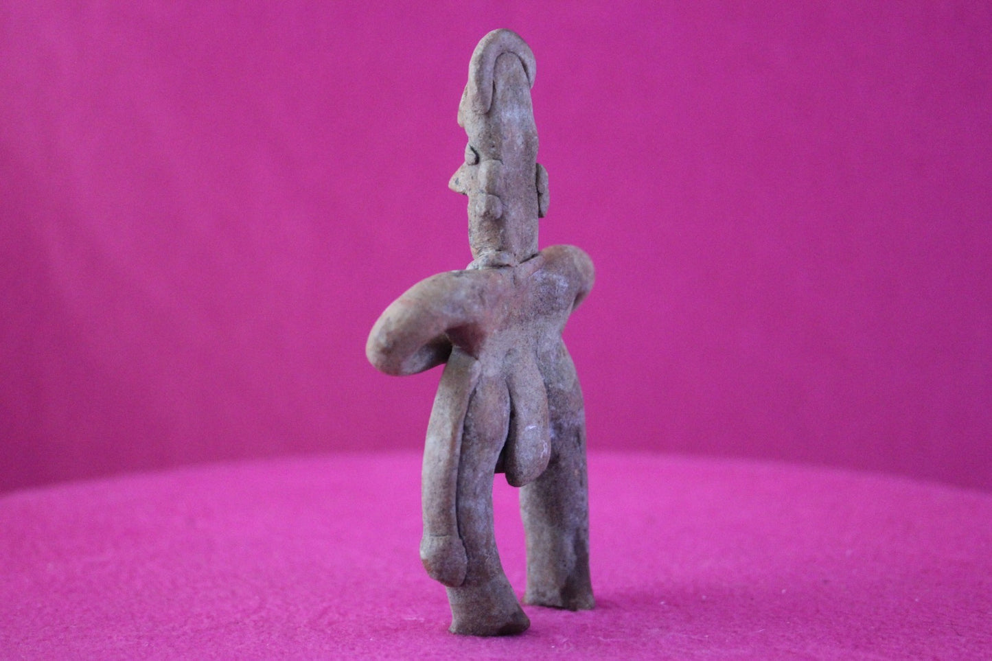 Authentic Pre Columbian Artifact Male Shaman Tomb Figure Colima Mexico COA 200