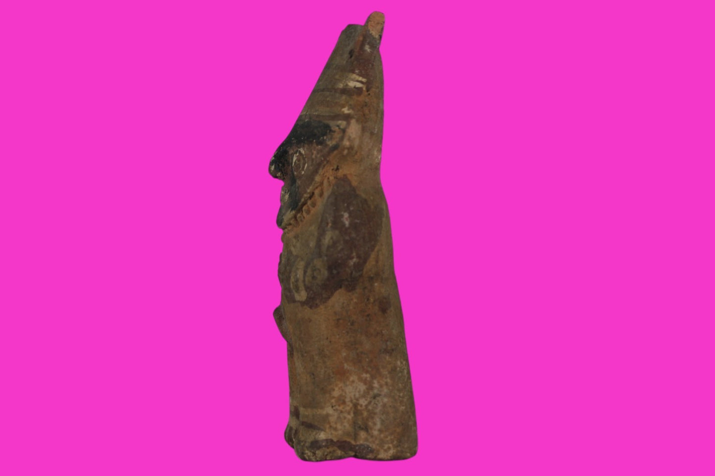 Pre Columbian Authentic Artifact Chancay Male Figure Peru 1200-1450AD COA J41