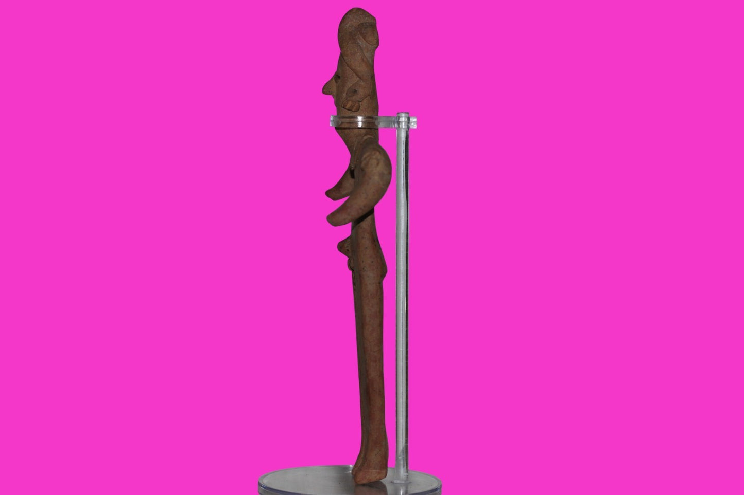 Pre Columbian Artifact Huge 9 Inch Tall Tomb Figure Colima Mexico 100 BC COA 231