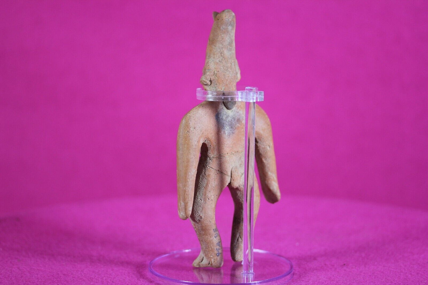 Authentic Pre Columbian Artifact Tomb Figure Colima Mexico 200 BC-500 AD COA T75