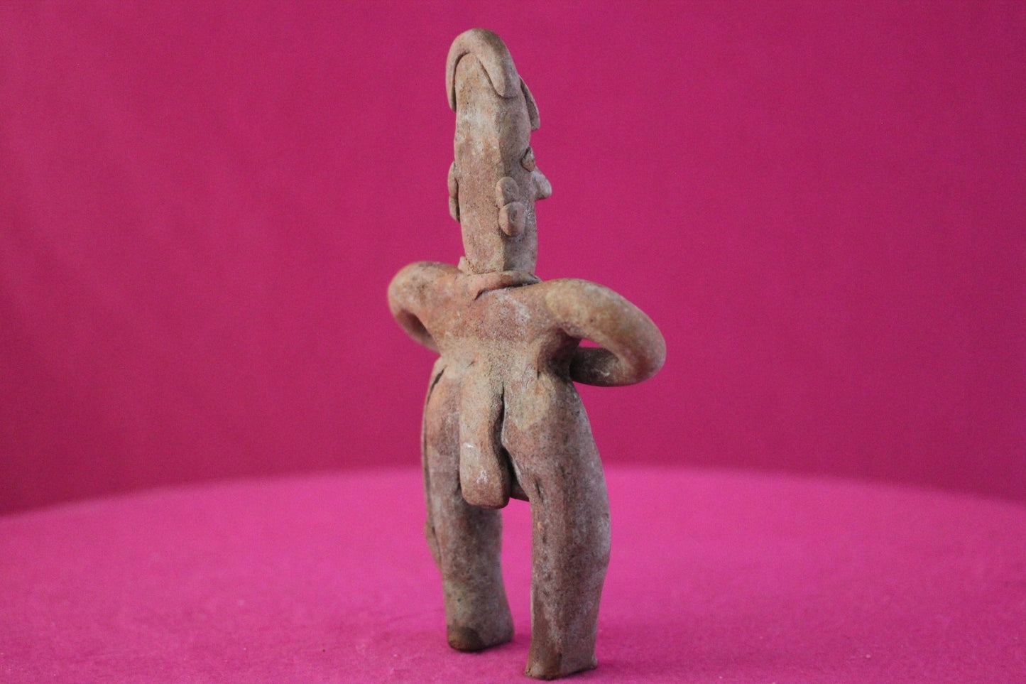 Authentic Pre Columbian Artifact Male Shaman Tomb Figure Colima Mexico COA 200