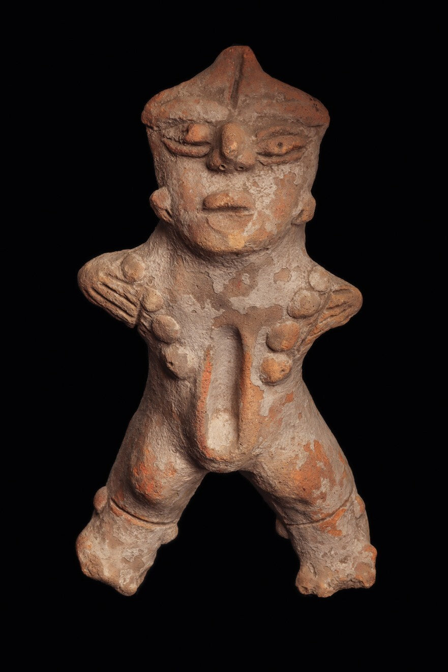 Authentic Pre Columbian Artifact Caesarian Section Mexico Arte Primitivo T125