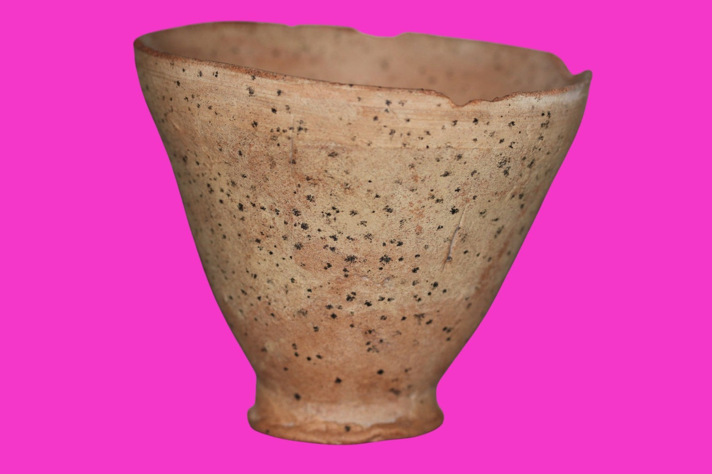 Holy Land Artifact Authentic 4000 Year Old Cup Time of Abraham 2000 BC COA J143