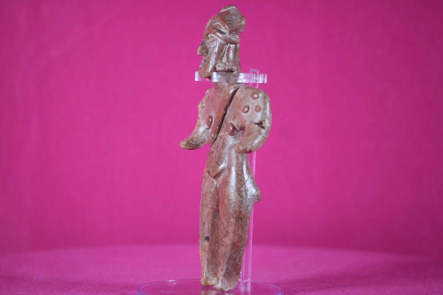 Ex Actor Kirk Douglas Authentic Pre Columbian Artifact Girl Tomb Figure COA T121