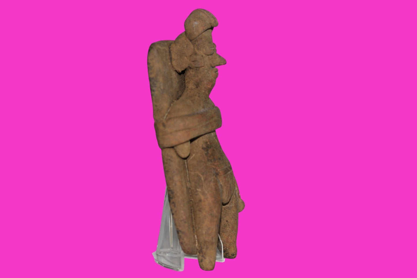 Pre Columbian Artifact Authentic Tomb Burial Figure Colima Mexico 100 BC COA 228
