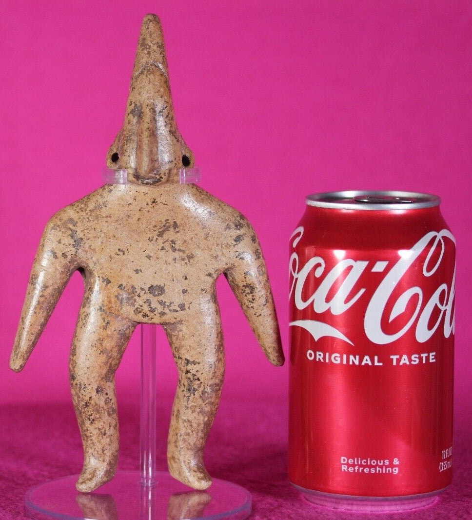 Authentic Pre Columbian Artifact Tomb Figure ColimaEx Arte Primitivo COA T50