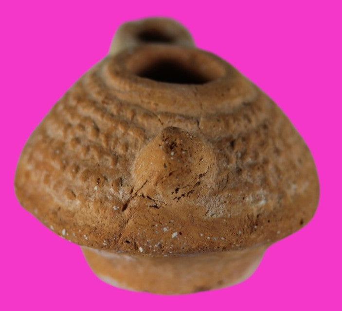 Jesus Christ Homeland Oil Lamp Authentic Holy Land Artifact 100 - 400 AD COA L01