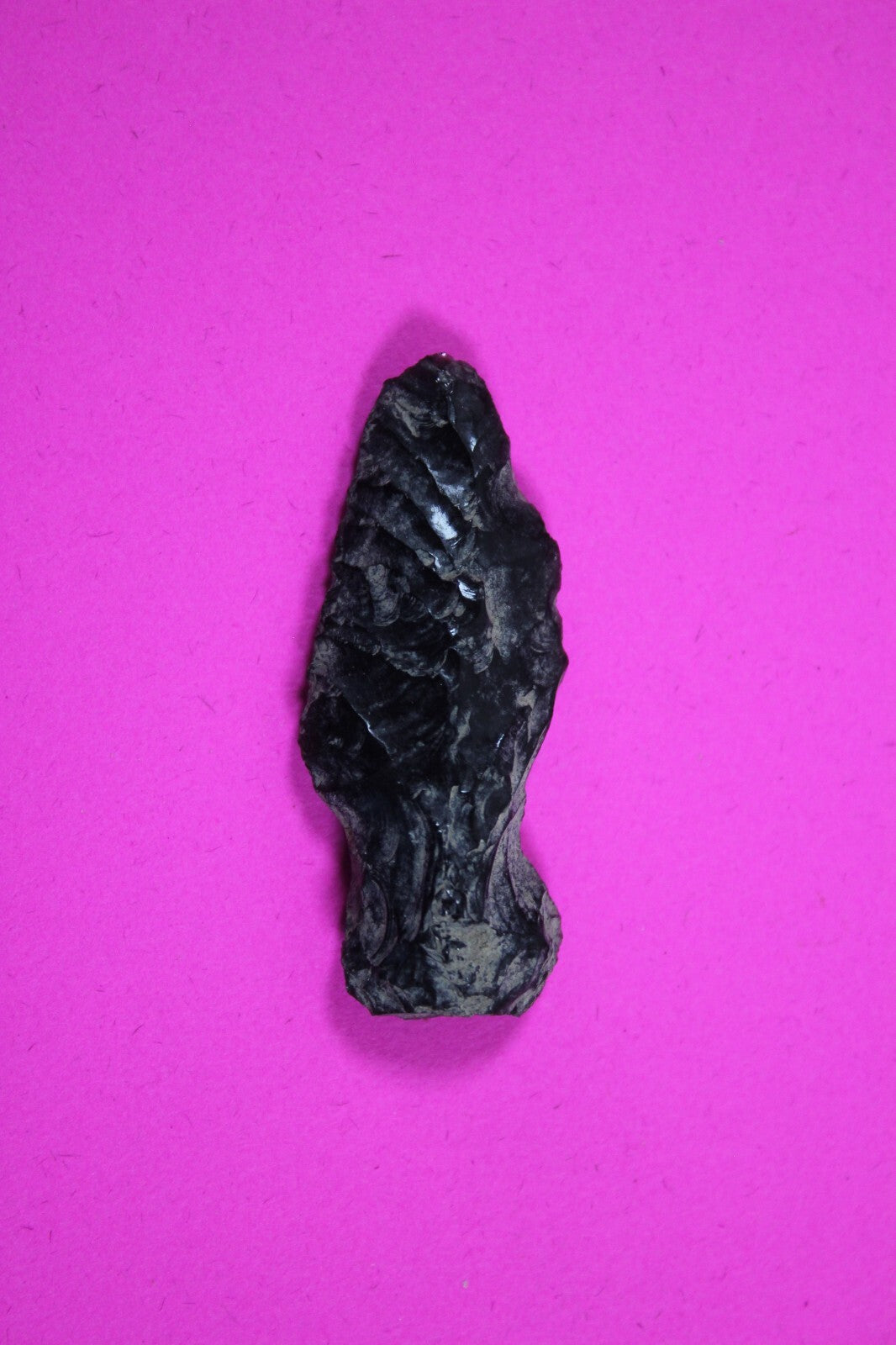 Authentic Pre Columbian Artifact Aztec Arrowhead Battle of Mexico City COA 64