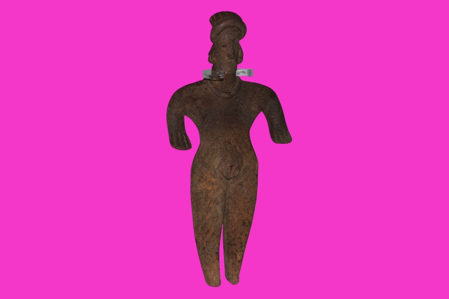 Pre Columbian Artifact 8 in Female Shaft Tomb Figure Colima Mexico 100BC COA 274