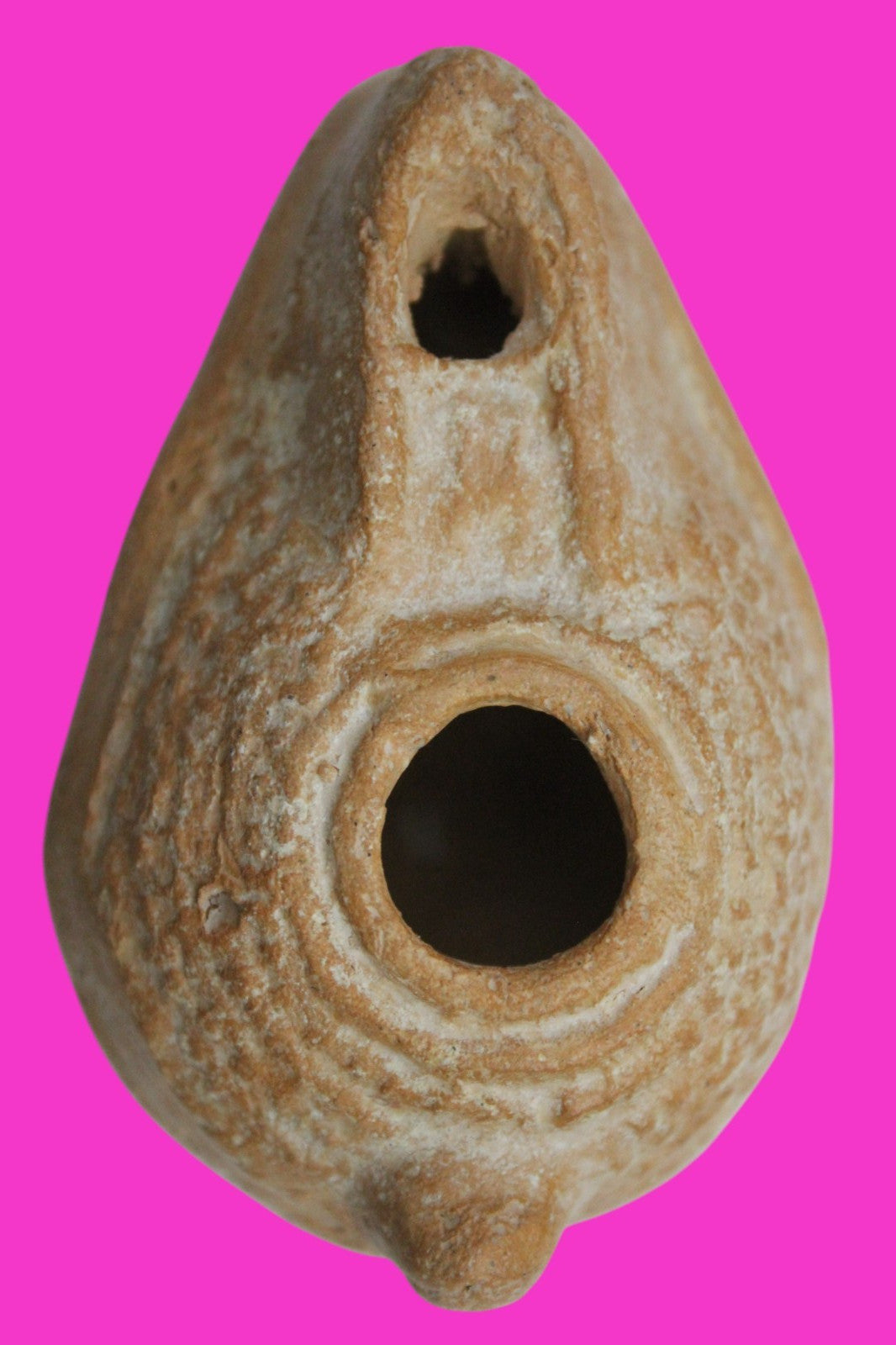 Jesus Christ Homeland Oil Lamp Authentic Holy Land Artifact 100 - 400 AD COA L07