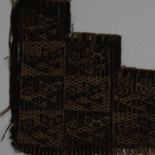 Authentic Pre Columbian Artifact Frameable Textile Border Chancay Peru COA 28