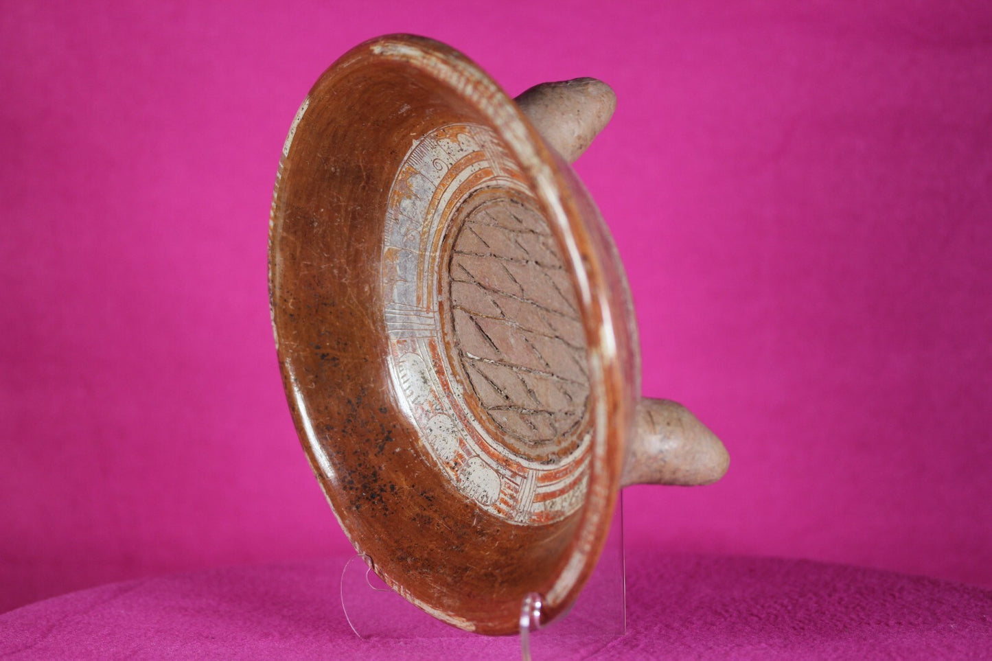 Authentic Pre Columbian Artifact Tripod Bowl Michoacan Ex Arte Primitivo COA T34