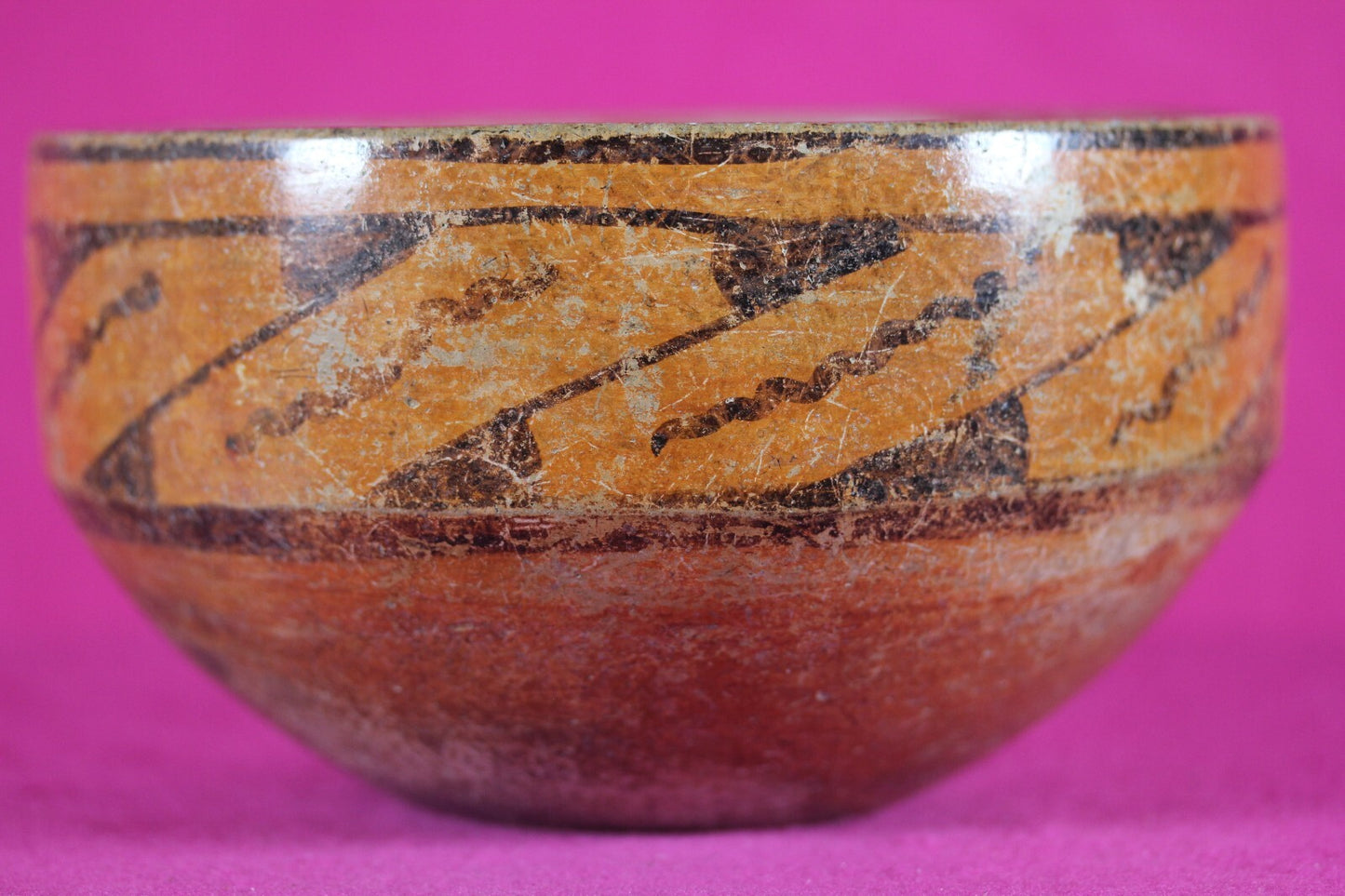 Ex Christies Authentic Pre Columbian Artifact Maya Bowl Yucatan Primitivo T127