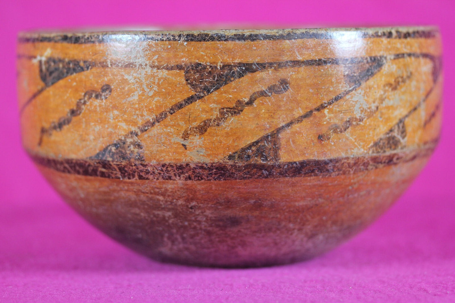 Ex Christies Authentic Pre Columbian Artifact Maya Bowl Yucatan Primitivo T127