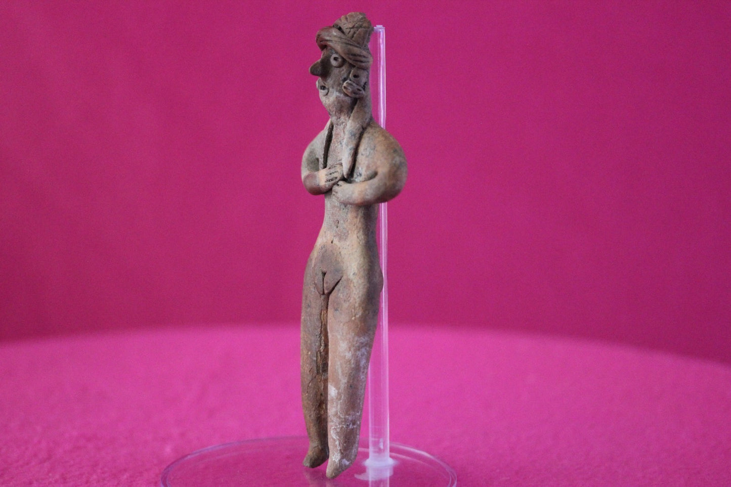 Authentic Pre Columbian Artifact Pretty Lady Tomb Figure Colima Mexico COA 204