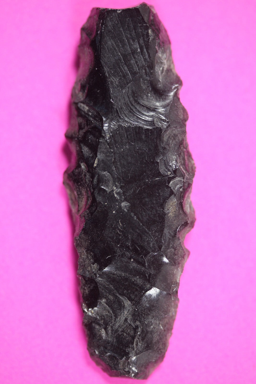 Authentic Pre Columbian Artifact Aztec Arrowhead Battle of Mexico City COA 19
