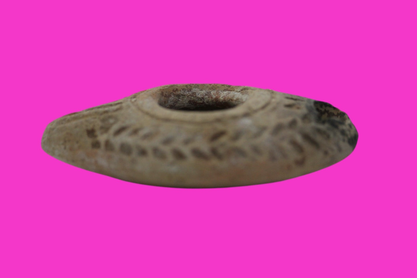 Jesus Christ Homeland Oil Lamp Authentic Holy Land Artifact 100-400 AD COA J106