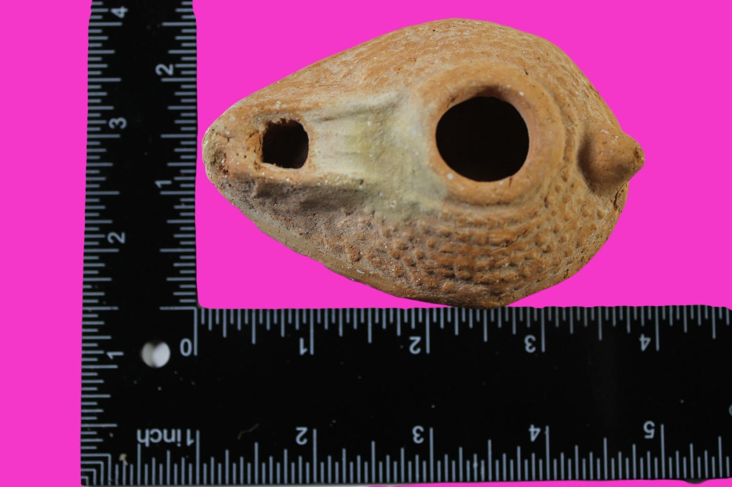 Jesus Christ Homeland Oil Lamp Authentic Holy Land Artifact 100 - 400 AD COA L01