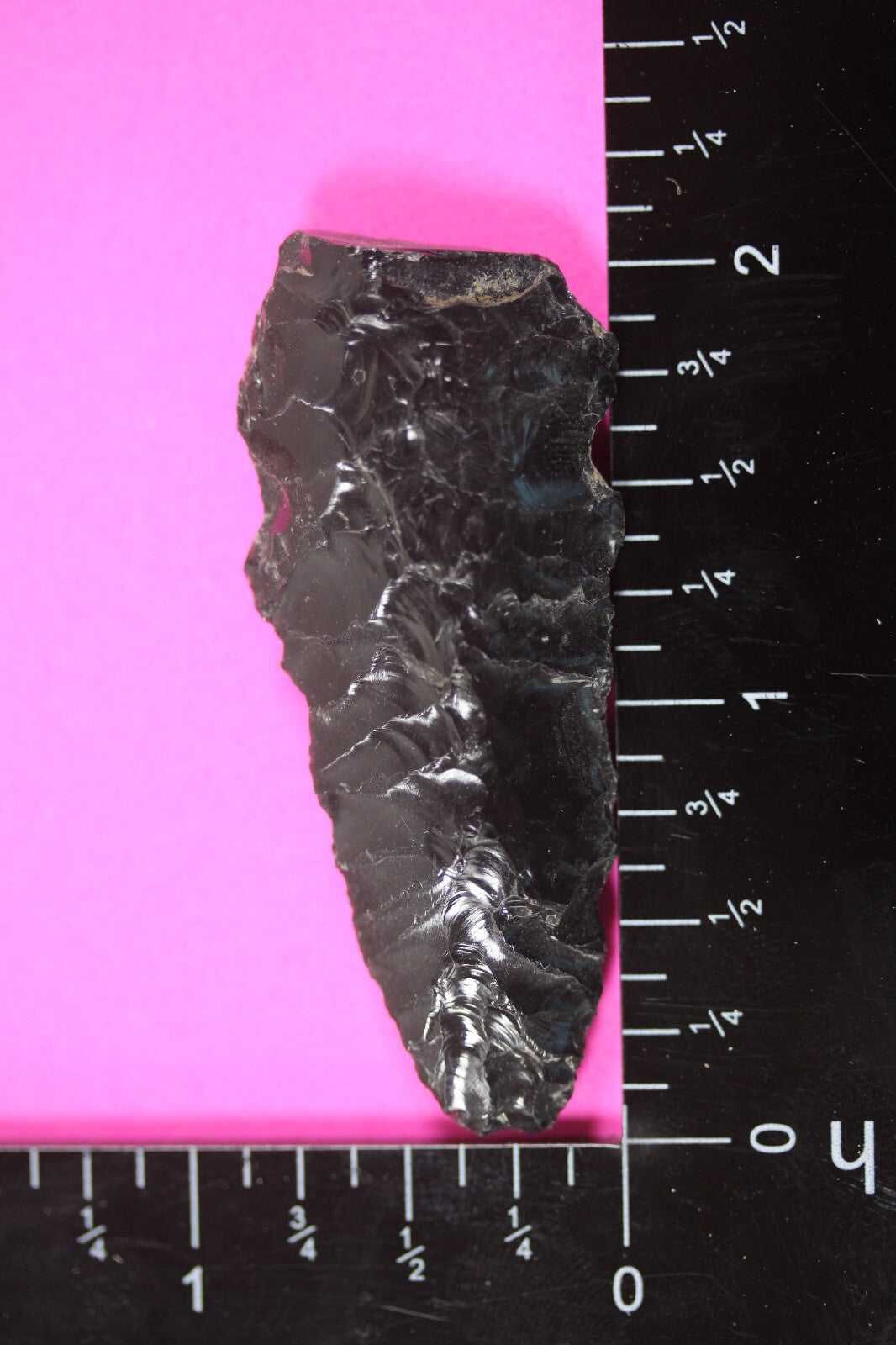 Authentic Pre Columbian Artifact Aztec Arrowhead Battle of Mexico City COA 41