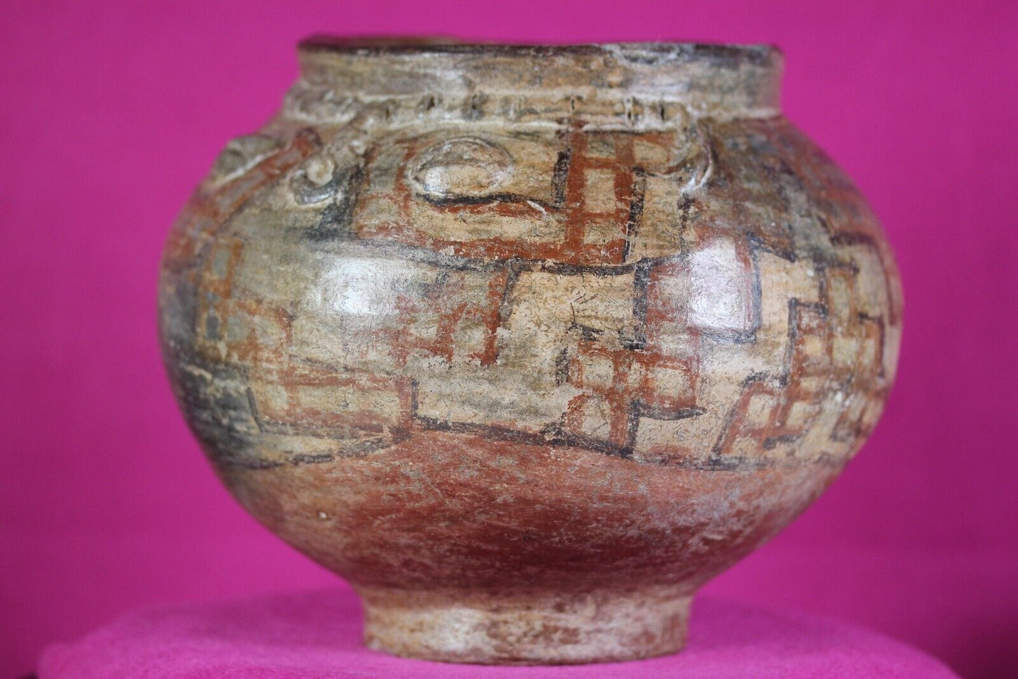 Authentic Pre Columbian Artifact Bowl Nicoya Costa Rica 800-1200 AD COA J22