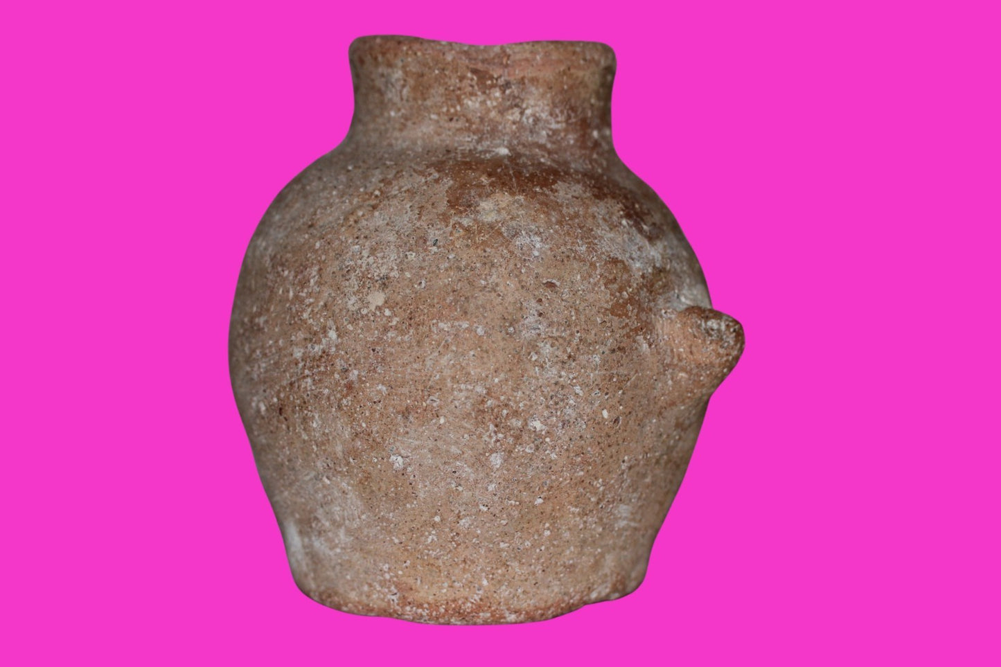 Holy Land Artifact Authentic 5500 Year Old Jar Early Bronze Age 3500 BC COA J142