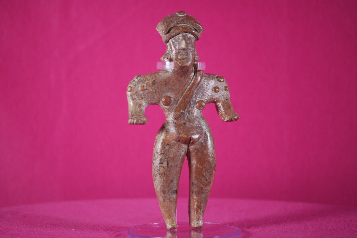 Ex Actor Kirk Douglas Authentic Pre Columbian Artifact Girl Tomb Figure COA T121