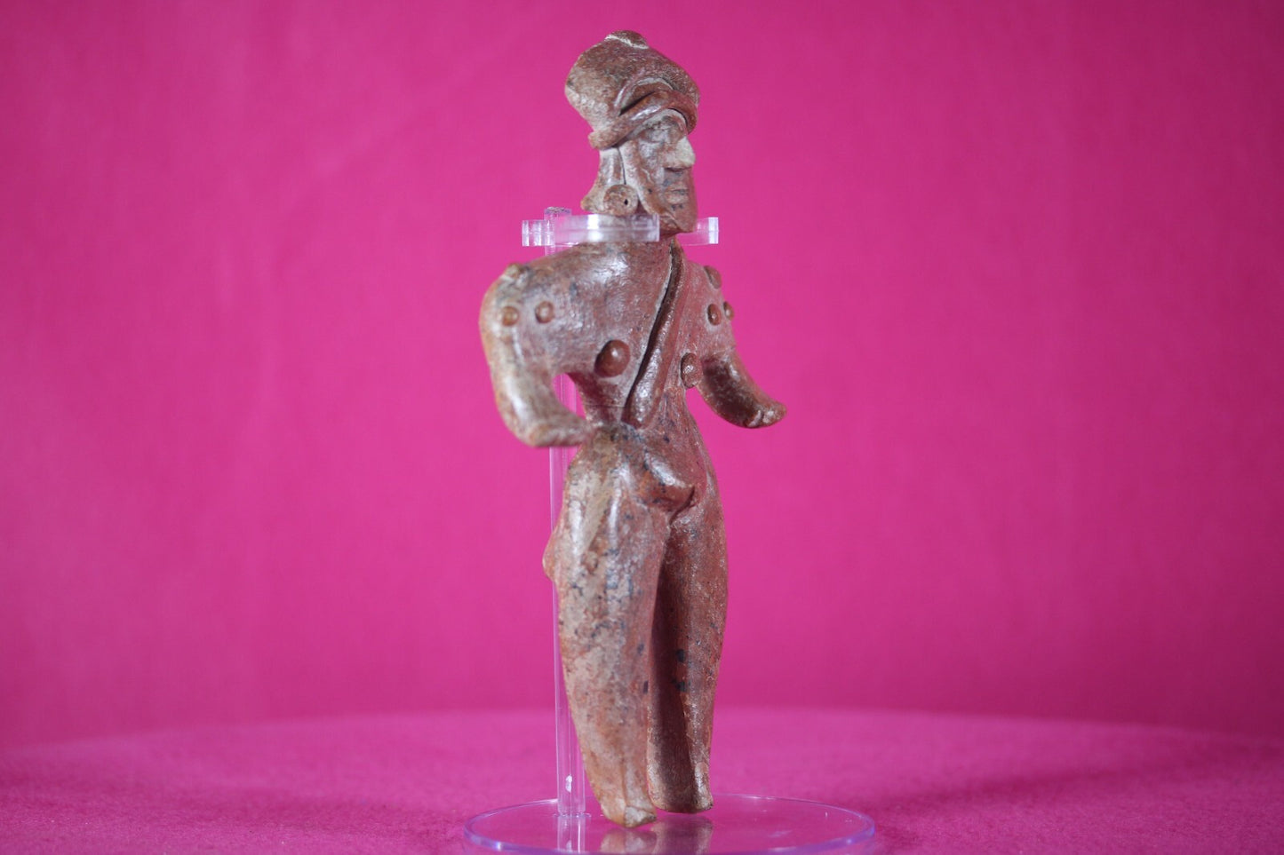 Ex Actor Kirk Douglas Authentic Pre Columbian Artifact Girl Tomb Figure COA T121