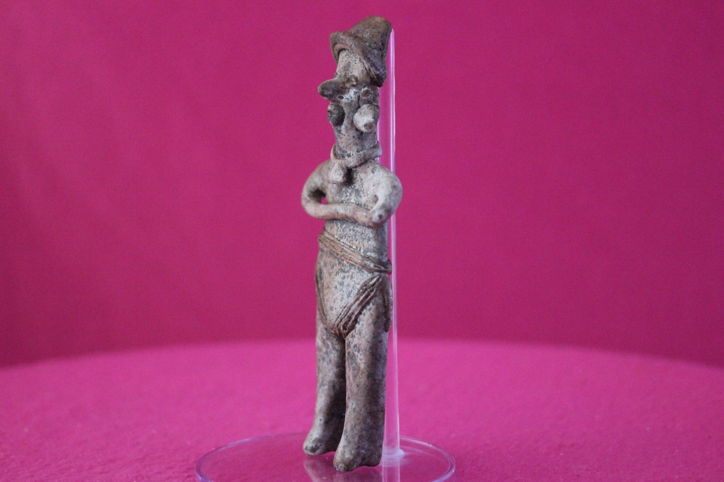 Authentic Pre Columbian Artifact Tomb Figure Colima Mexico 100 BC-250 AD COA 203