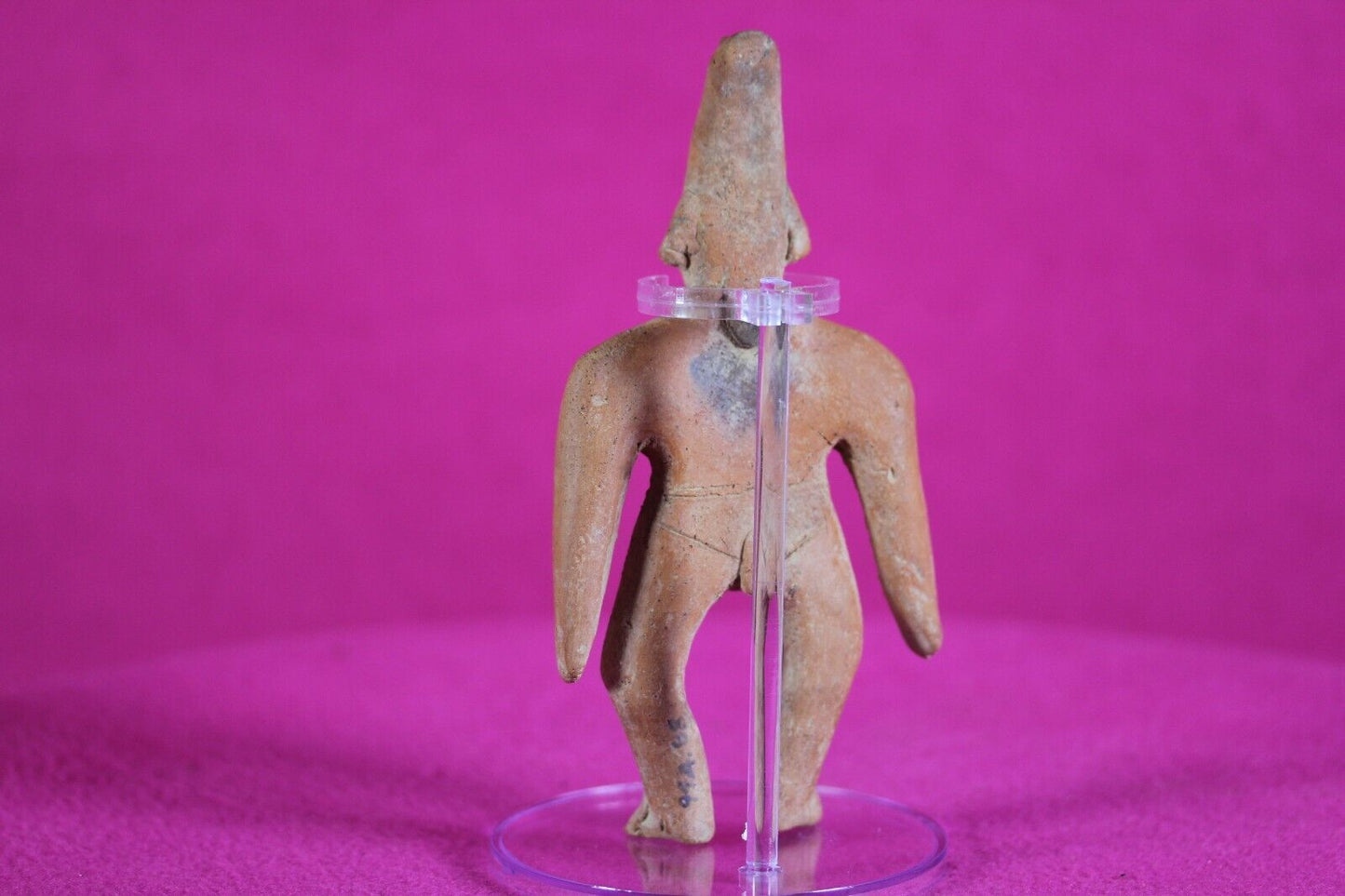 Authentic Pre Columbian Artifact Tomb Figure Colima Mexico 200 BC-500 AD COA T75