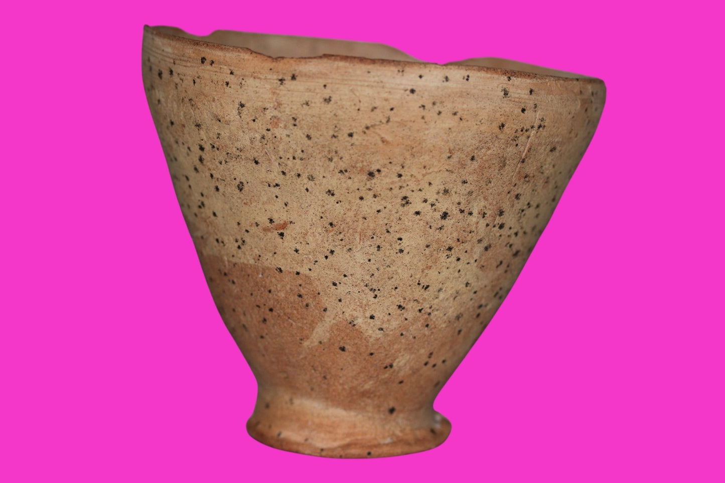 Holy Land Artifact Authentic 4000 Year Old Cup Time of Abraham 2000 BC COA J143