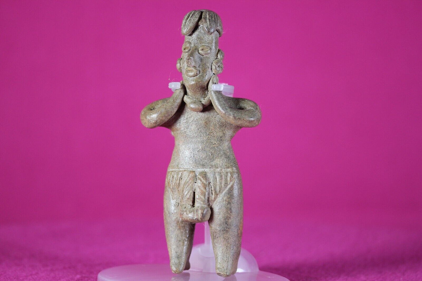 Pre Columbian Artifact Colima Figure Mexico 300BC-300AD Certified COA J33