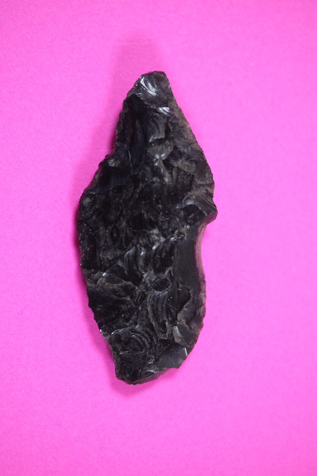 Authentic Pre Columbian Artifact Aztec Arrowhead Battle of Mexico City COA 48