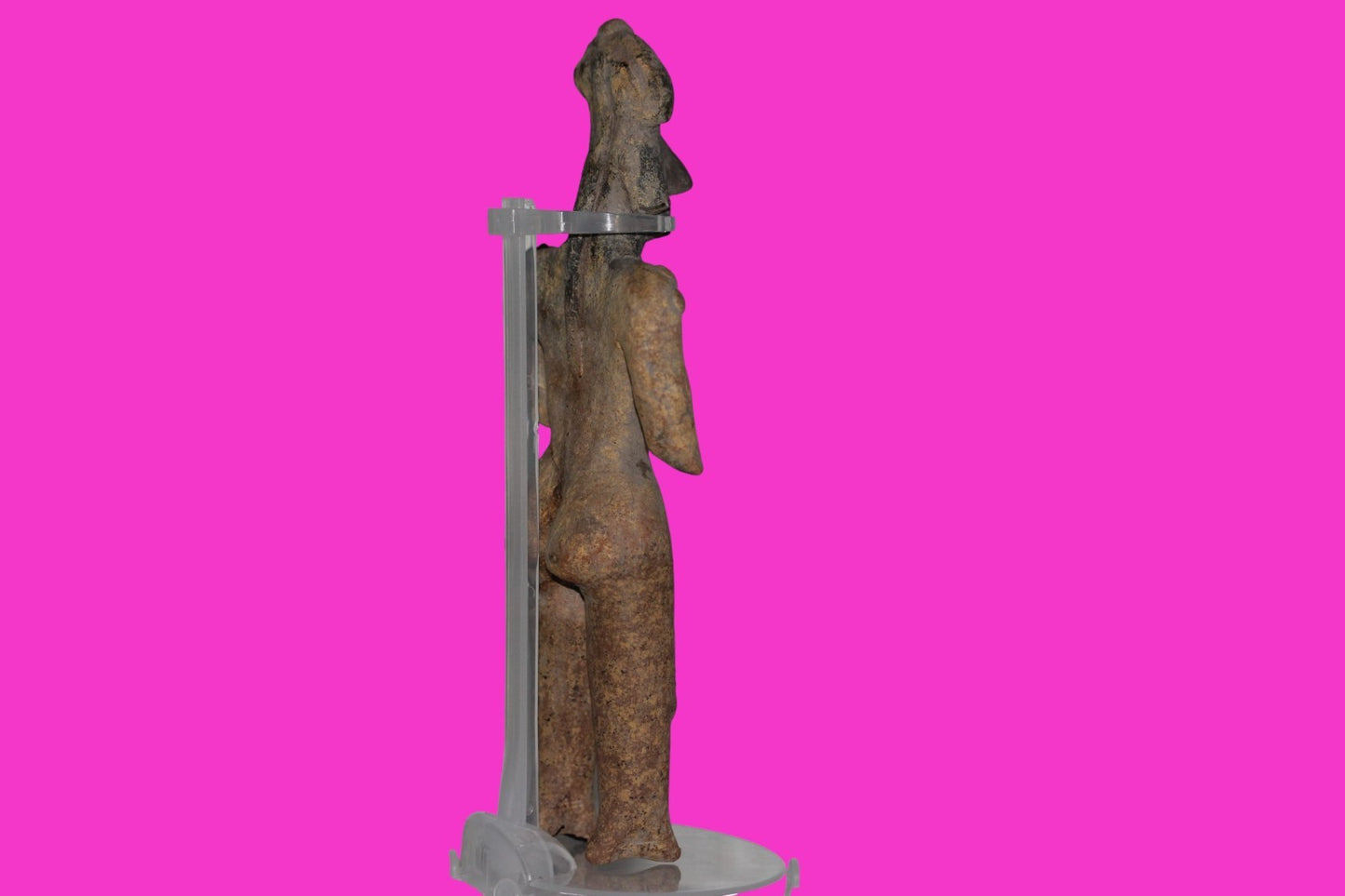 Pre Columbian Artifact 7 Inch Shaman Tomb Figure Colima Mexico 100 BC COA 238