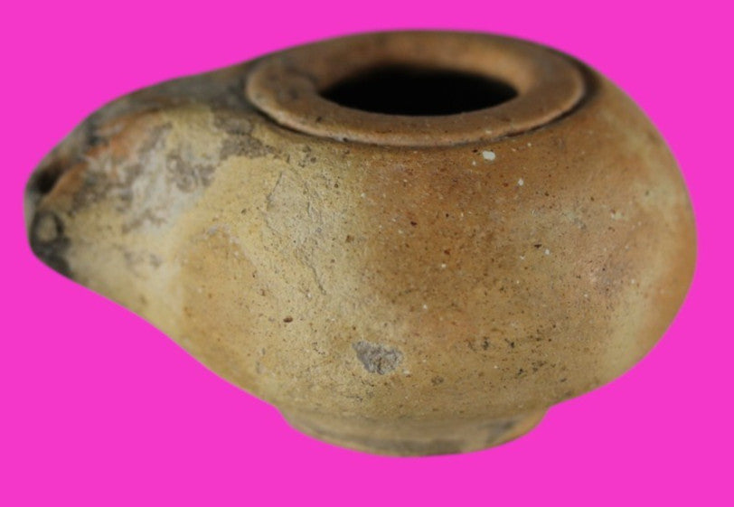 Jesus Christ Homeland Oil Lamp Authentic Holy Land Artifact 100 - 400 AD COA L05