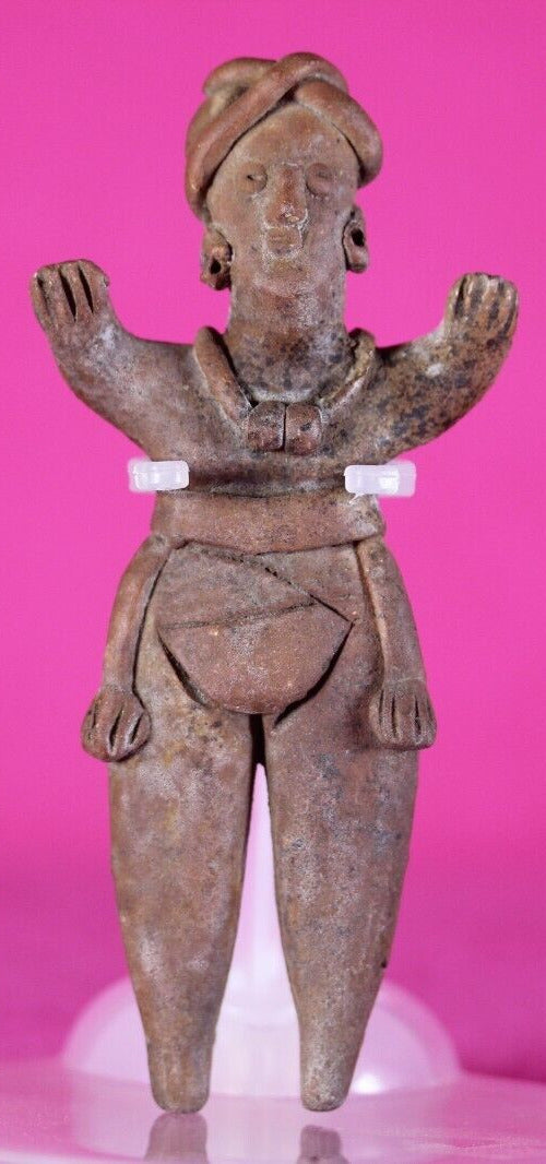 Pre Columbian Artifact Colima Figure Mexico 300BC-300AD Certified COA J74